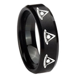 10mm-Multiple-Pester-Master-Masonic-Beveled-Brush-Black-Tungsten-Engagement-Ring