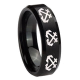 10mm-Multiple-Anchor-Beveled-Edges-Brush-Black-Tungsten-Mens-Engagement-Band