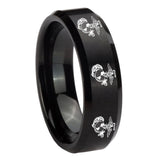 8mm-Multiple-Marine-Beveled-Edges-Brush-Black-Tungsten-Mens-Engagement-Band