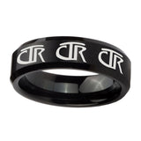 8mm-Multiple-CTR-Beveled-Edges-Brush-Black-Tungsten-Mens-Anniversary-Ring
