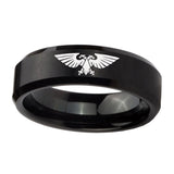10mm-Aquila-Beveled-Edges-Brush-Black-Tungsten-Carbide-Mens-Bands-Ring