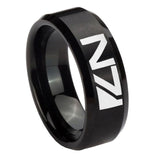 10mm-N7-Design-Beveled-Edges-Brush-Black-Tungsten-Men's-Engagement-Ring