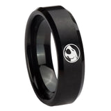 10mm-Thundercat-Beveled-Edges-Brush-Black-Tungsten-Mens-Engagement-Band