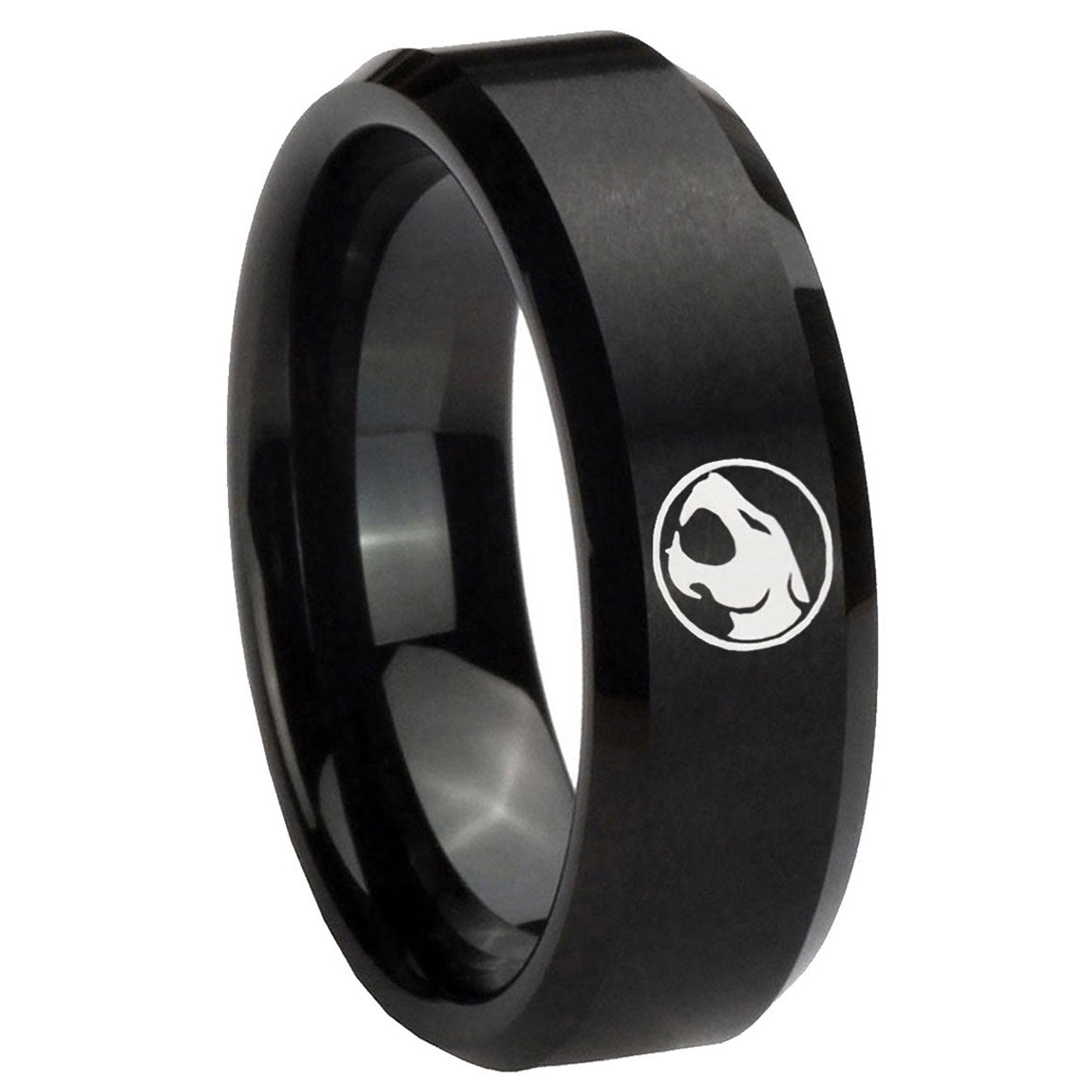 Masonic Shriners Tungsten Carbide Bridal Set Ring