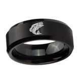 10mm-Fishing-Beveled-Edges-Brush-Black-Tungsten-Men's-Engagement-Ring