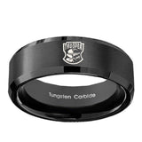 10mm-Clone-Trooper-Beveled-Brush-Black-Tungsten-Men's-Wedding-Ring