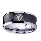 8mm-CTR-Concave-Black-Tungsten-Carbide-Mens-Engagement-Band