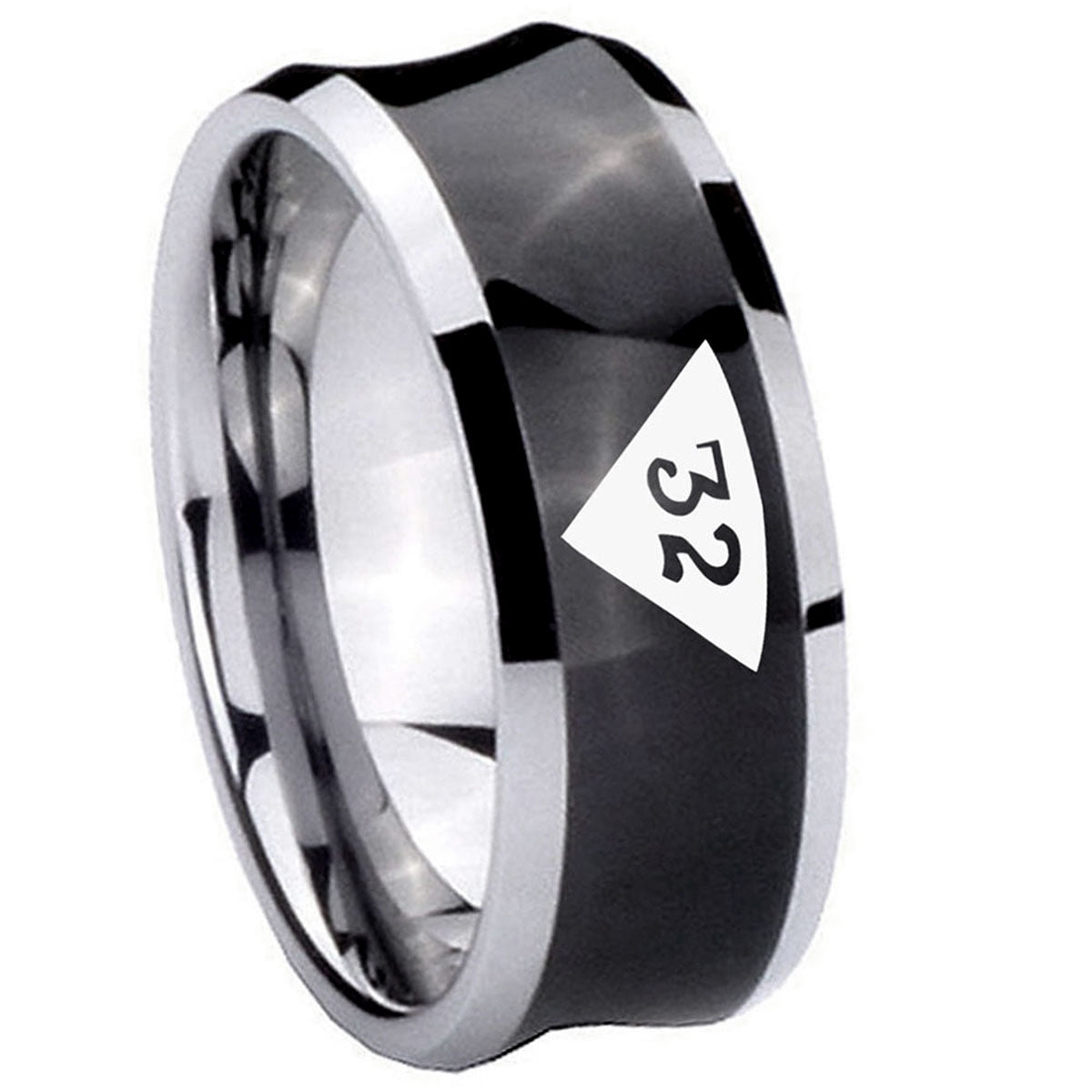 Marine Chief Master Sergeant Tungsten Carbide Couples Ring Set