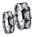 Multiple Zelda Skyward Sword Concave Black Tungsten Couple Wedding Bands