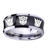 8mm-Transformers-Autobot-Decepticon-Concave-Black-Tungsten-Carbide-Anniversary-Ring