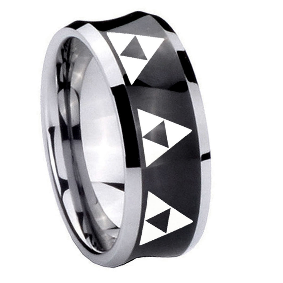 Heart Tungsten Carbide His Hers Set Rings