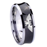 10mm-Aquila-Concave-Black-Tungsten-Carbide-Mens-Anniversary-Ring