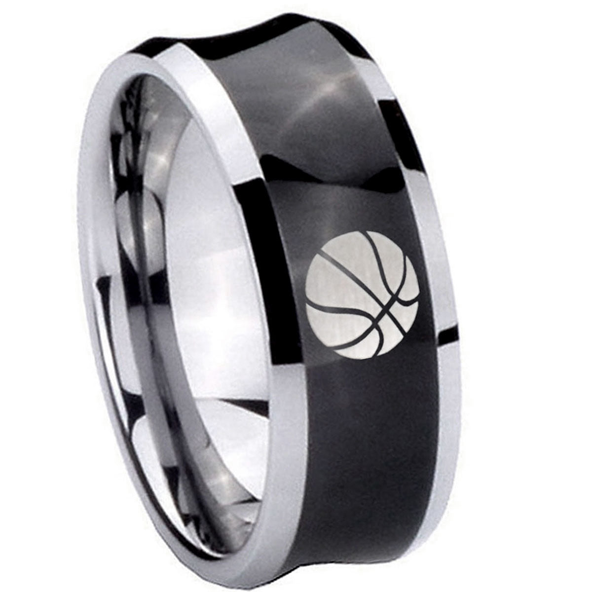 Chief Master Sergeant Tungsten Carbide Mens Ring Set