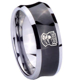 10mm-Clone-Trooper-Concave-Black-Tungsten-Carbide-Men's-Wedding-Band