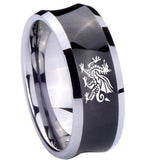 8mm-Dragon-Concave-Black-Tungsten-Carbide-Wedding-Bands-Ring