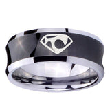 10mm-House-of-Van-Concave-Black-Tungsten-Carbide-Engagement-Ring