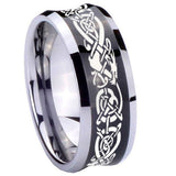 10mm-Celtic-Knot-Dragon-Concave-Black-Tungsten-Carbide-Rings-for-Men