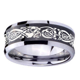 10mm-Celtic-Knot-Dragon-Concave-Black-Tungsten-Carbide-Rings-for-Men