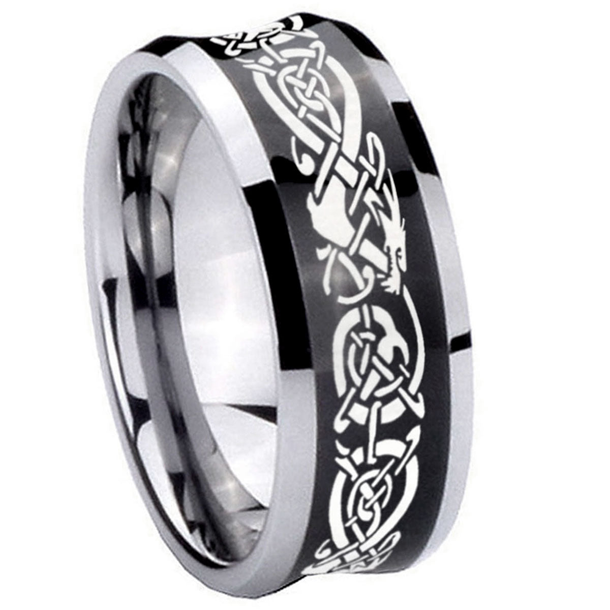 Crosses Tungsten Carbide Wedding Band Set
