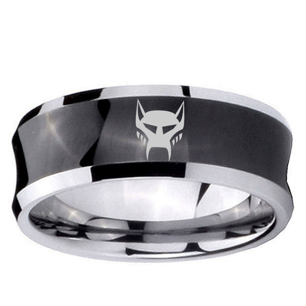 5MMTransformers Maximal Concave Black Unique Men Wedding Ring
