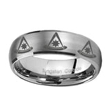 10mm-Multiple-Pester-Master-Masonic-Dome-Brushed-Tungsten-Men's-Engagement-Ring