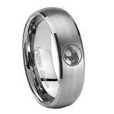 10mm-Thundercat-Dome-Brushed-Tungsten-Carbide-Men's-Wedding-Band