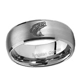 10mm-Fishing-Dome-Tungsten-Carbide-Gray-Engagement-Ring