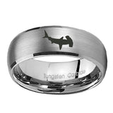 10mm-Hammerhead-Shark-Dome-Tungsten-Carbide-Gray-Engagement-Ring
