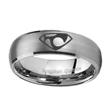 10mm-House-of-Van-Dome-Brushed-Tungsten-Carbide-Engagement-Ring