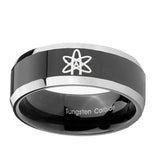 10mm-American-Atheist-Beveled-Glossy-Black-2-Tone-Tungsten-Mens-Anniversary-Ring
