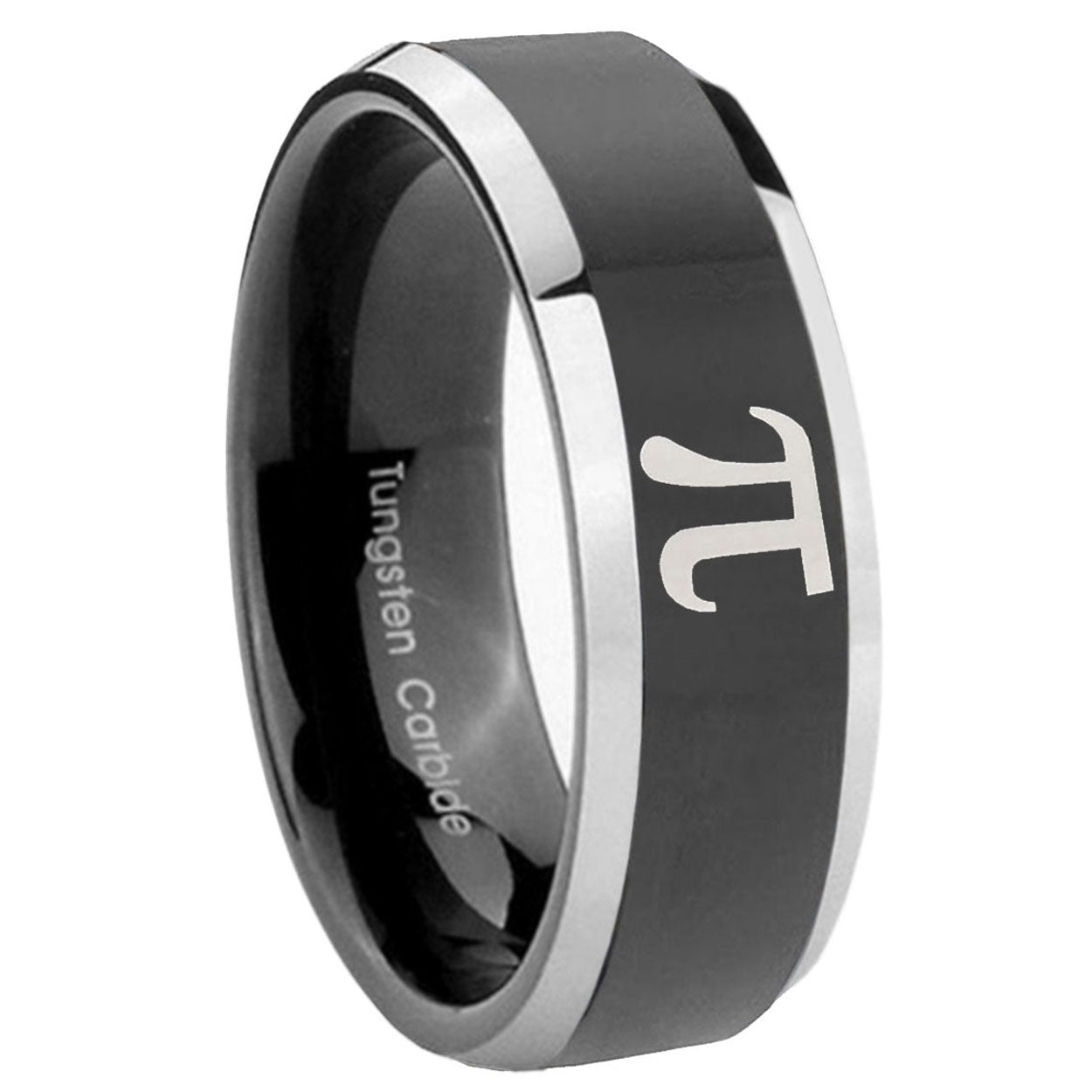 Islamic Shahada Tungsten Carbide Bridal Band Set