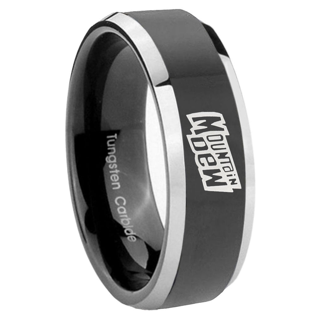 Multiple Fleur Delis Tungsten Carbide His Hers Ring Set