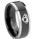10mm-House-of-Van-Beveled-Edges-Glossy-Black-2-Tone-Tungsten-Wedding-Bands-Ring