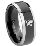 10mm-Hatchet-Man-Beveled-Edges-Glossy-Black-2-Tone-Tungsten-Wedding-Band-Ring