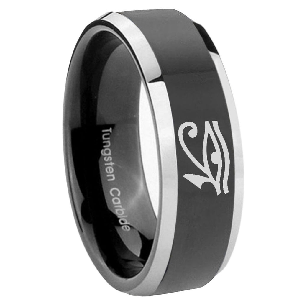 Christian Cross Tungsten Carbide Couple Rings