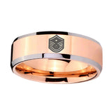 8mm-Chief-Master-Sergeant-Vector-Beveled-Rose-Gold-Tungsten-Wedding-Band-Ring