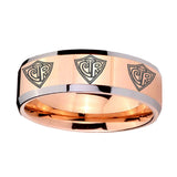 10mm-Multiple-CTR-Beveled-Edges-Rose-Gold-Tungsten-Carbide-Engraved-Ring