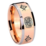 10mm-Masonic-32-Design-Beveled-Edges-Rose-Gold-Tungsten-Carbide-Rings-for-Men