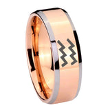 8mm-Aquarius-Horoscope-Beveled-Edges-Rose-Gold-Tungsten-Wedding-Engraving-Ring