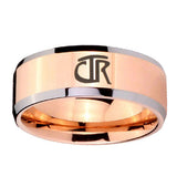 8mm-CTR-Beveled-Edges-Rose-Gold-Tungsten-Carbide-Men's-Bands-Ring