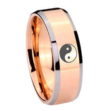 8mm-Yin-Yang-Beveled-Edges-Rose-Gold-Tungsten-Carbide-Mens-Bands-Ring