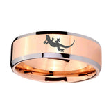 8mm-Lizard-Beveled-Edges-Rose-Gold-Tungsten-Carbide-Mens-Engagement-Band