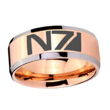 10mm-N7-Design-Beveled-Edges-Rose-Gold-Tungsten-Wedding-Bands-Ring