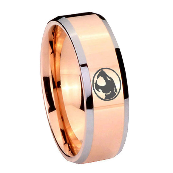 8mm-Thundercat-Beveled-Edges-Rose-Gold-Tungsten-Carbide-Men's-Wedding-Band
