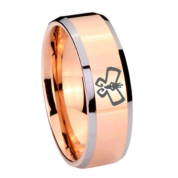 8mm-Monarch-Beveled-Edges-Rose-Gold-Tungsten-Carbide-Mens-Wedding-Ring