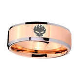 8mm-Offspring-Beveled-Edges-Rose-Gold-Tungsten-Carbide-Personalized-Ring