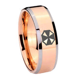 10mm-Resident-Evil-Beveled-Edges-Rose-Gold-Tungsten-Wedding-Engagement-Ring