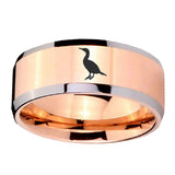 10mm-Cormorant-Beveled-Edges-Rose-Gold-Tungsten-Wedding-Bands-Ring