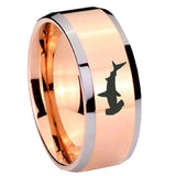 10mm-Hammerhead-Shark-Beveled-Edges-Rose-Gold-Tungsten-Wedding-Bands-Ring