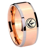 10mm-Green-Ranger-Power-Beveled-Edges-Rose-Gold-Tungsten-Wedding-Bands-Ring